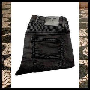 Versace V1969 Faded Black Jeans